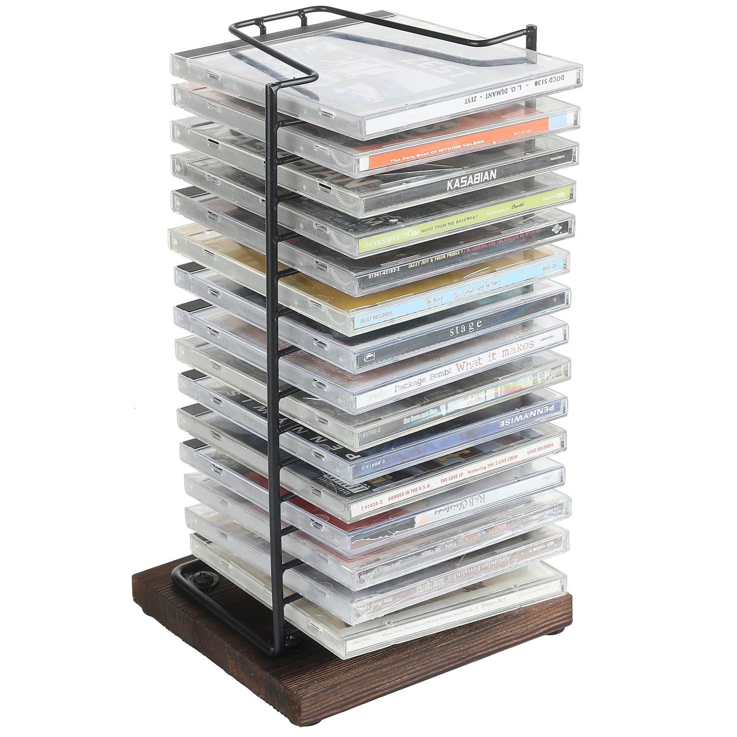 17 Stories 11.73'' H Media CD DVD Storage Rack | Wayfair